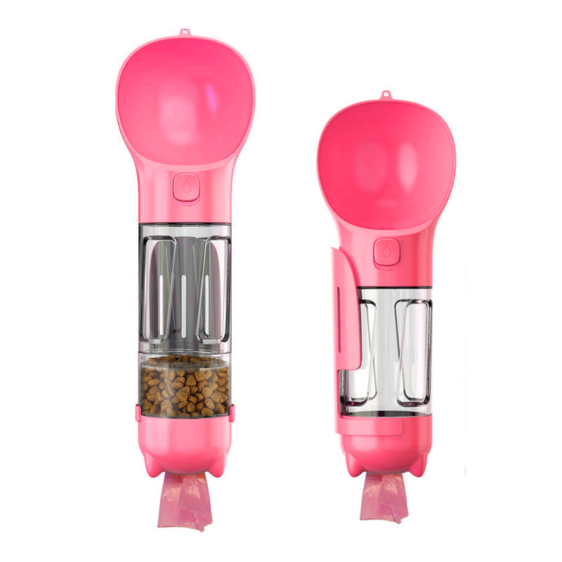 3-in-1 Portable Dog Water Bottle for Walks & Travel