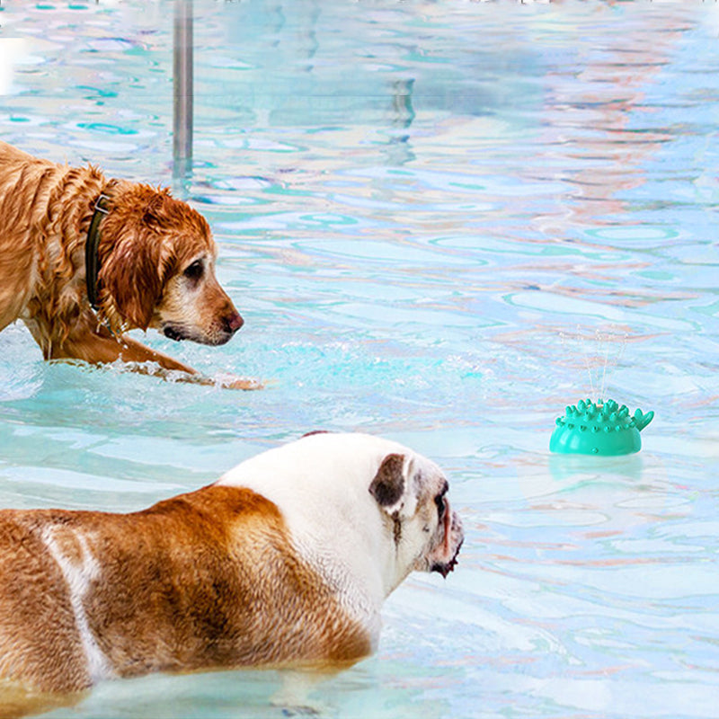 Floating Water Spray Dog Toy with Cooling Fountain