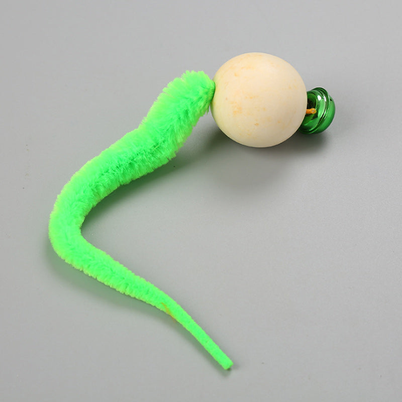 Wiggly Tail Cat Toy Set with Jingle Bells - 5 Pack