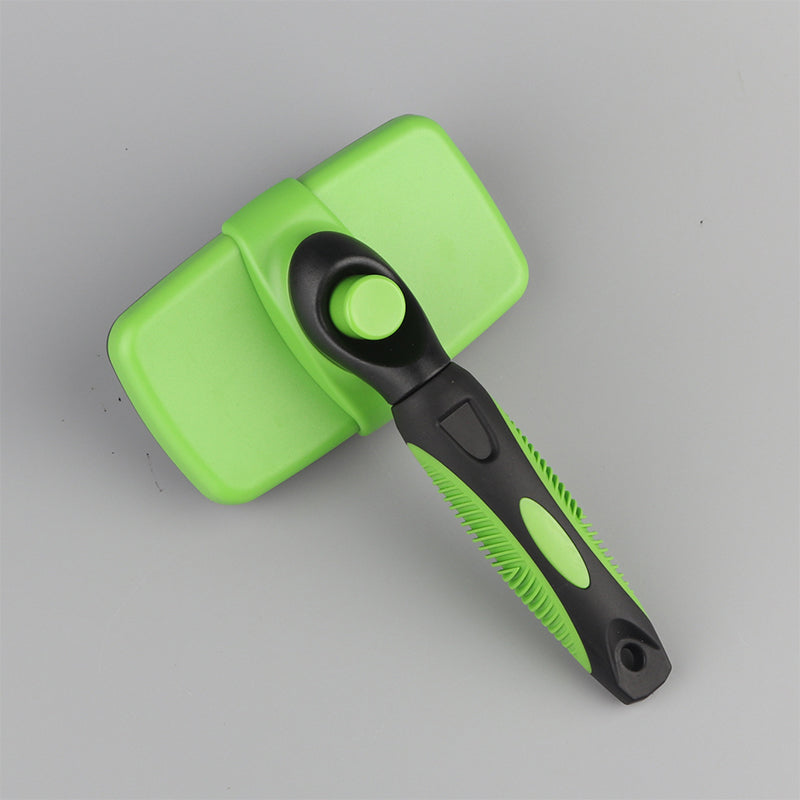 Self-Cleaning Slicker Brush for Shedding Dogs & Cats