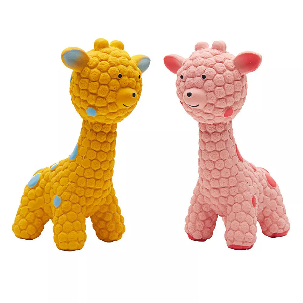 Squeaky Latex Giraffe Toy for Dogs & Puppies
