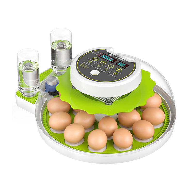 18-Egg Automatic Incubator with Turner & Candler