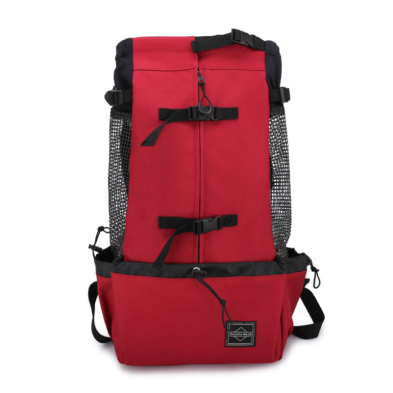 Front-Facing Dog Carrier Backpack with Legs Out
