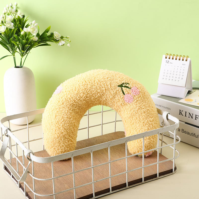 Calming Cat Neck Pillow - Fluffy U-Shaped Support