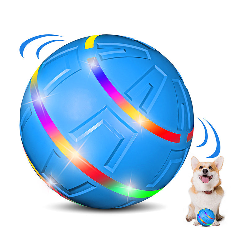 Interactive LED Motion Dog Ball - Self-Rolling Pet Toy