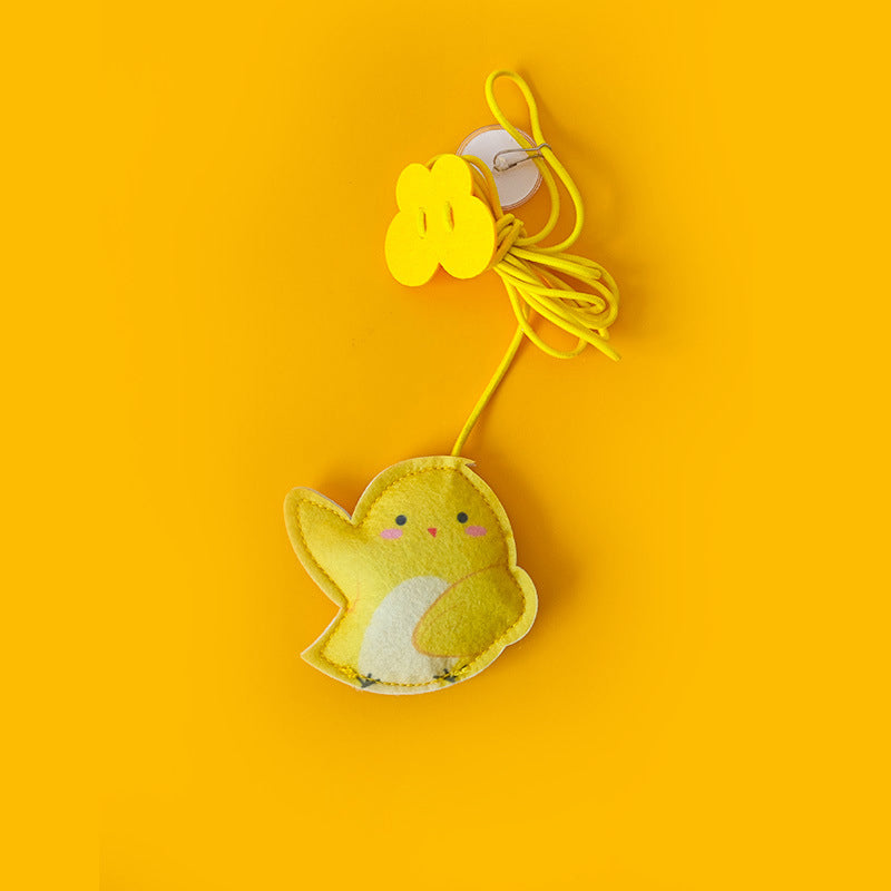 Adjustable Hanging Door Cat Toy with Bungee Rope