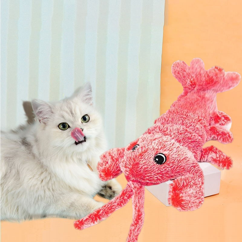 Interactive Jumping Lobster Toy for Cats & Dogs