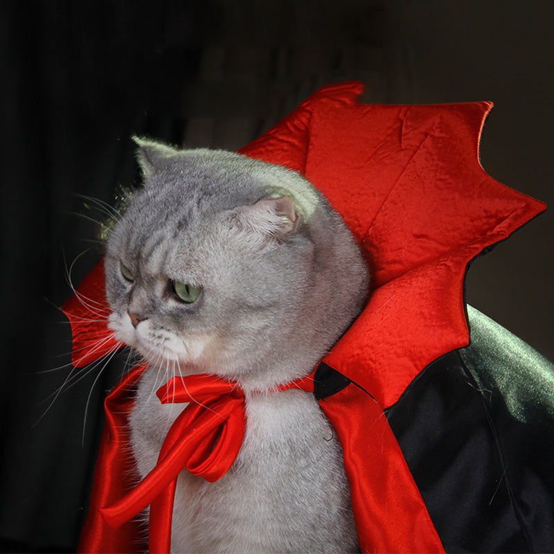 Dracula Vampire Cape Costume for Cats & Small Dogs