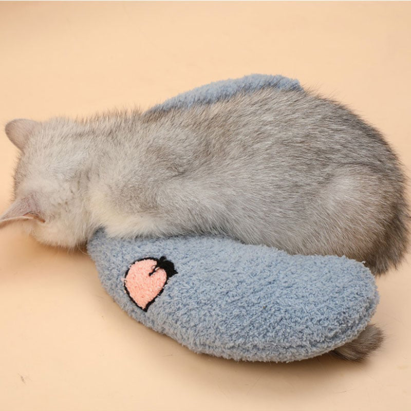 Calming Cat Neck Pillow - Fluffy U-Shaped Support