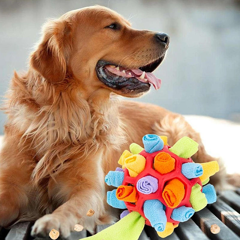 Snuffle Ball Slow Feeder & Foraging Toy for Dogs