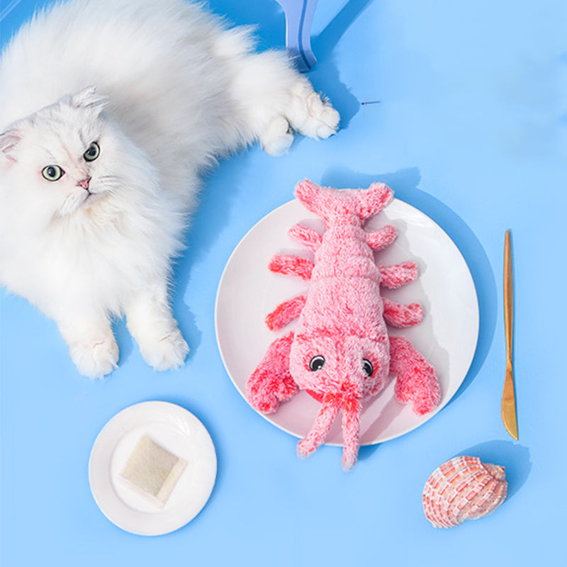 Interactive Jumping Lobster Toy for Cats & Dogs