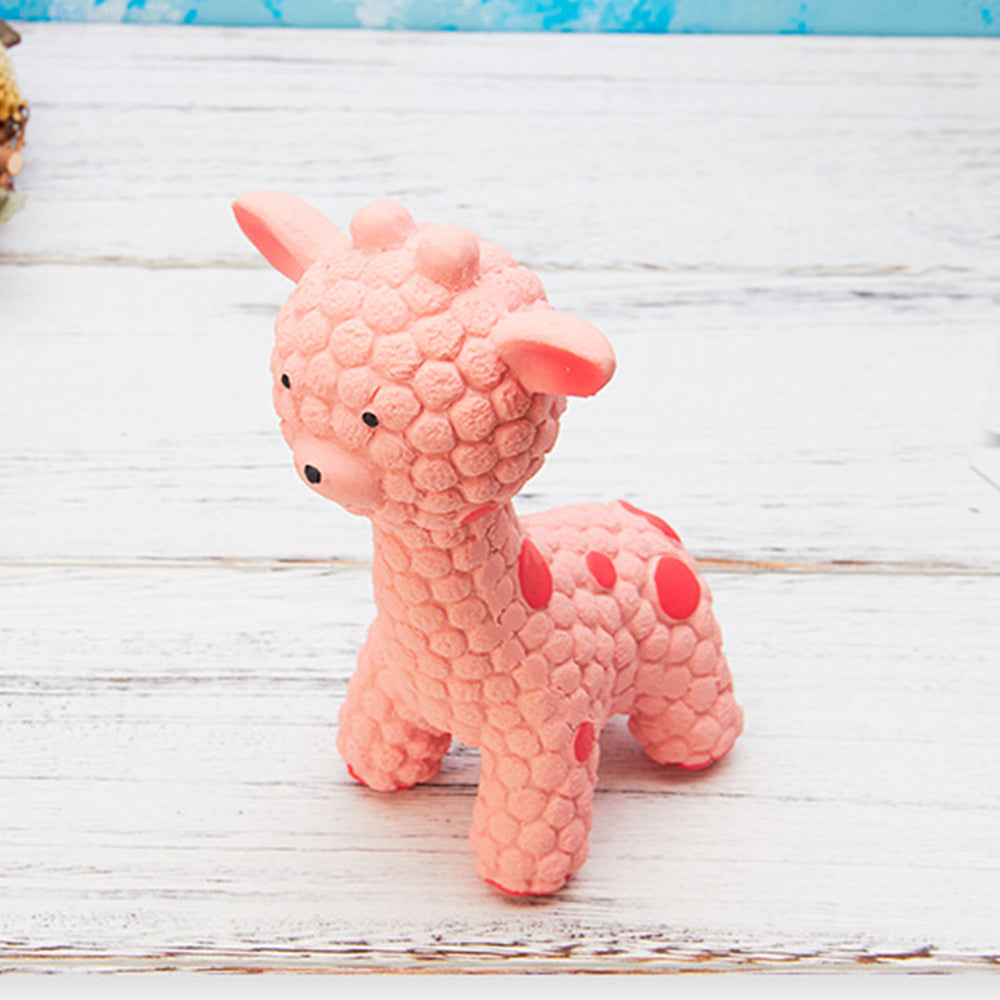 Squeaky Latex Giraffe Toy for Dogs & Puppies