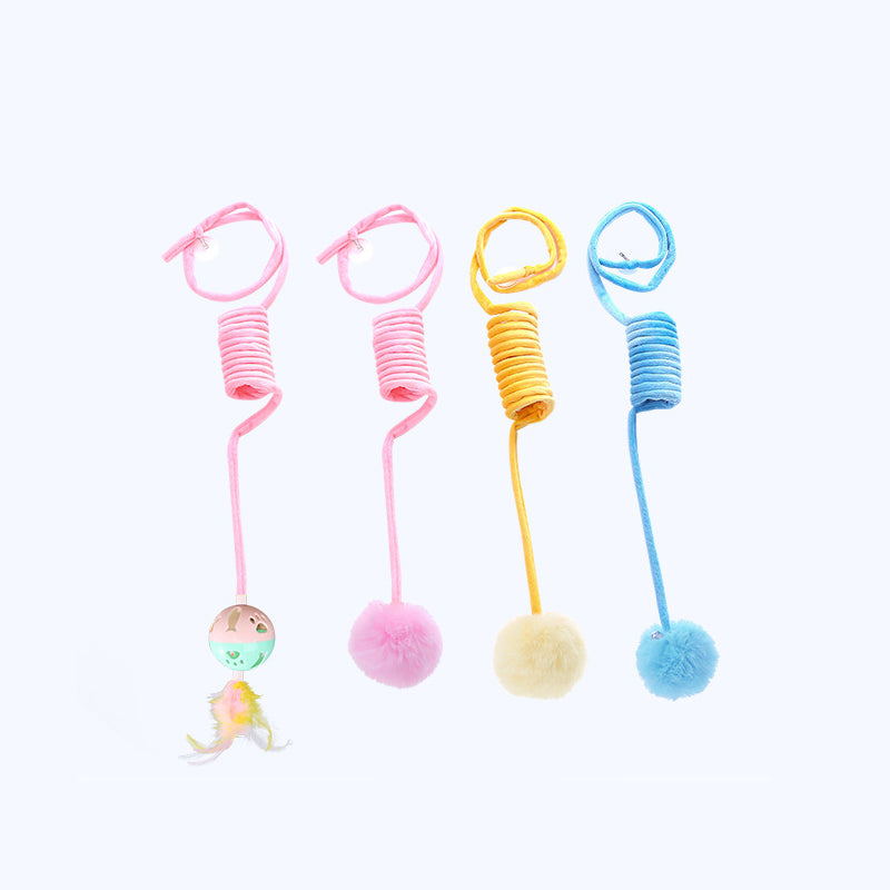Suction Cup Cat Teaser Wand for Hands-Free Play