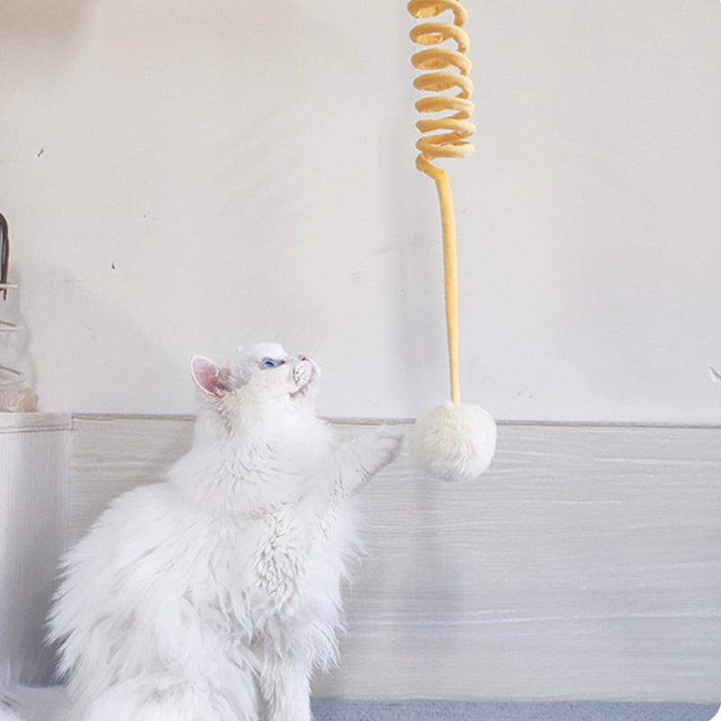 Suction Cup Cat Teaser Wand for Hands-Free Play