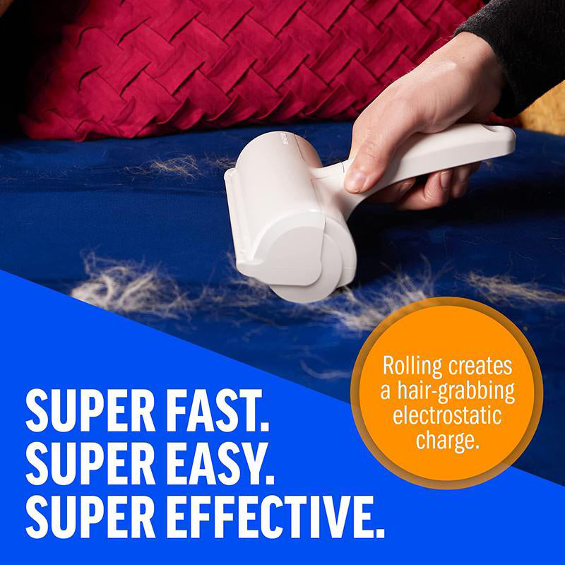 Reusable Pet Hair Remover Roller for Couch & Clothes