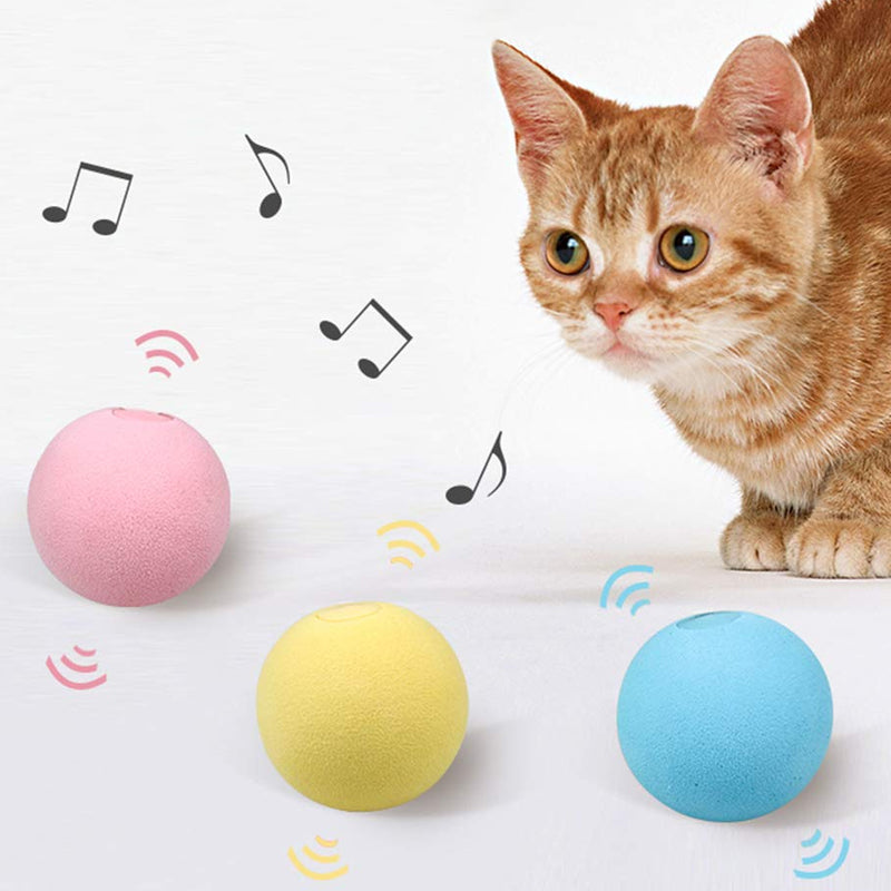 Smart Chirping Cat Ball - Touch-Activated Sounds