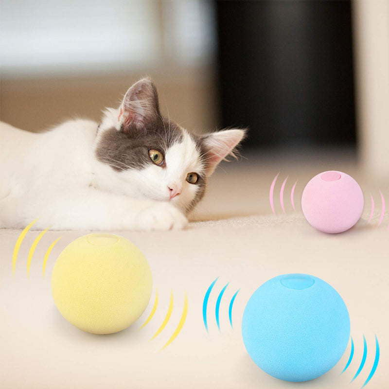 Smart Chirping Cat Ball - Touch-Activated Sounds
