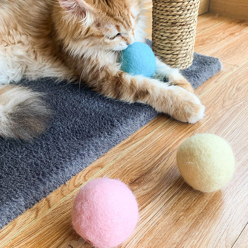 Smart Chirping Cat Ball - Touch-Activated Sounds