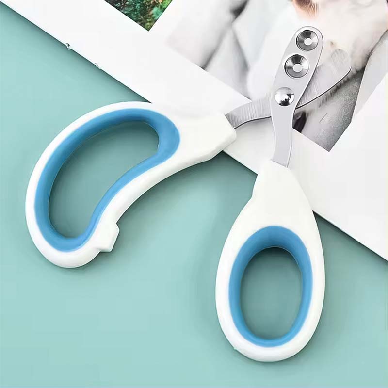 Double-Hole Pet Nail Clipper for Cats & Small Dogs
