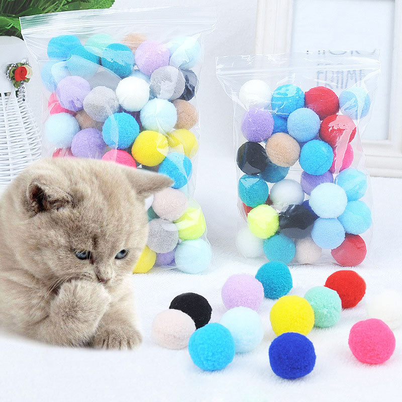 Silent Plush Cat Balls - Soft Quiet Play Set