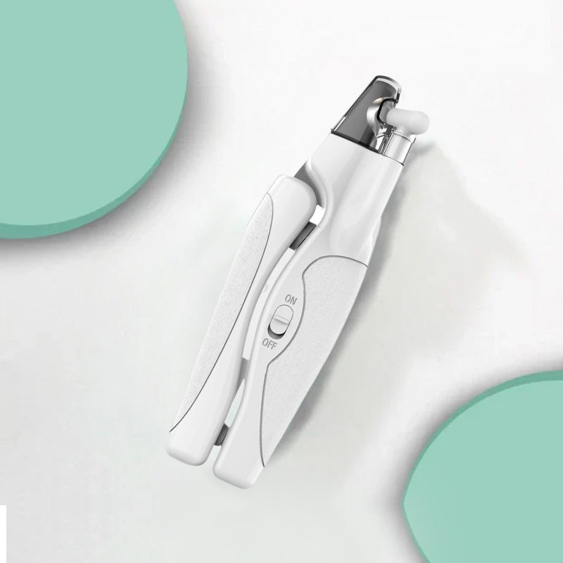 LED Pet Nail Clipper with Nail Trapper & File