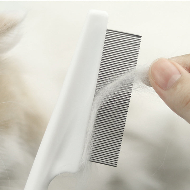 Stainless Steel Flea & Dander Comb for Cats and Dogs