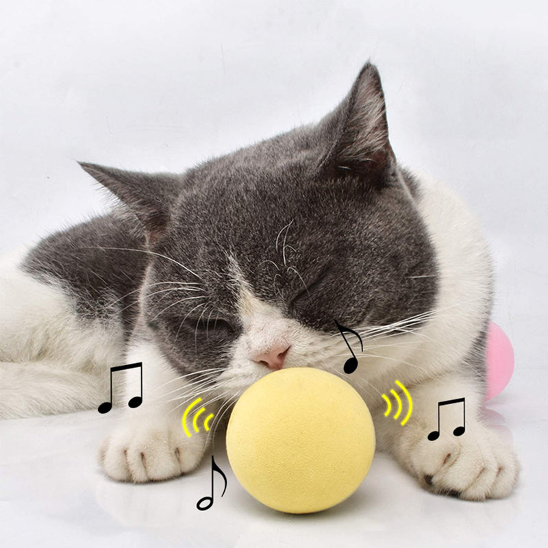 Smart Chirping Cat Ball - Touch-Activated Sounds