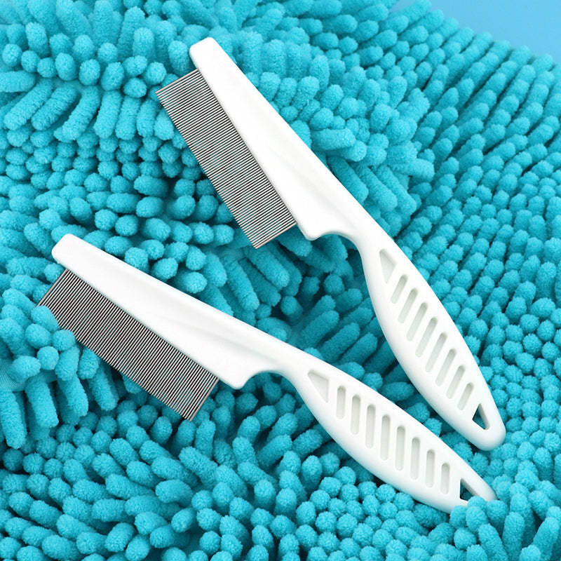 Stainless Steel Flea & Dander Comb for Cats and Dogs