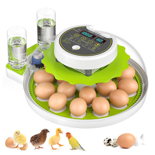 18-Egg Automatic Incubator with Turner & Candler