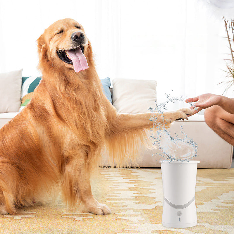 Automatic Paw Cleaner Cup for Muddy Dog Feet