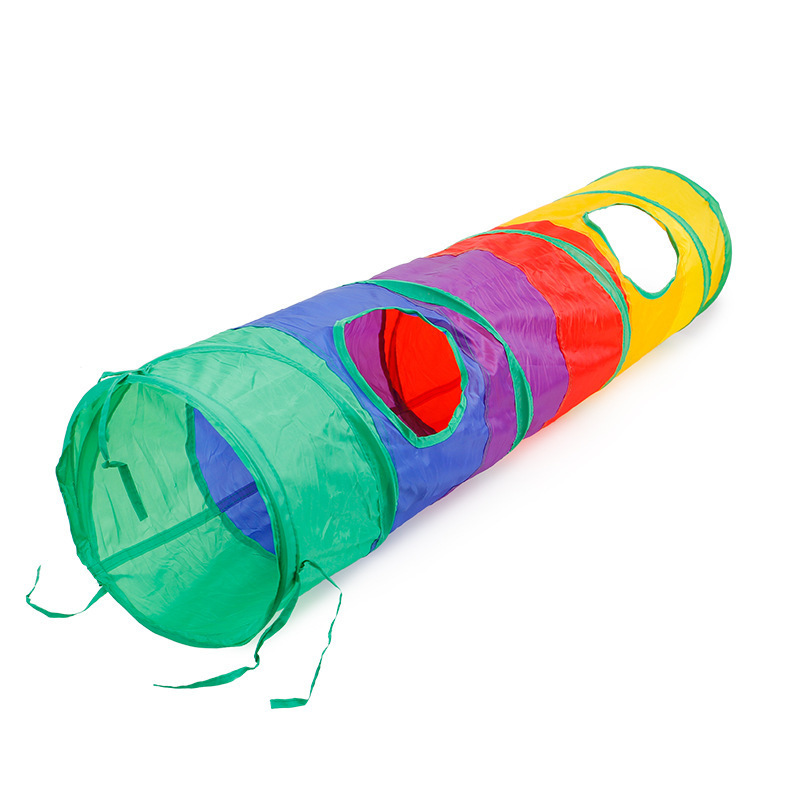 Collapsible Crinkle Cat Tunnel for Indoor Play