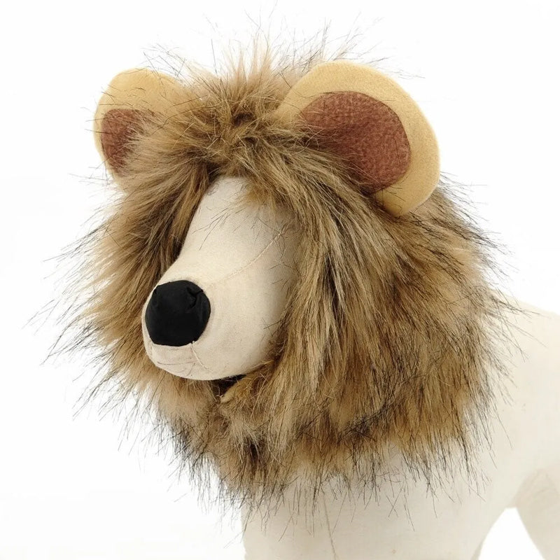 Lion Mane Costume Hat for Cats & Small Dogs