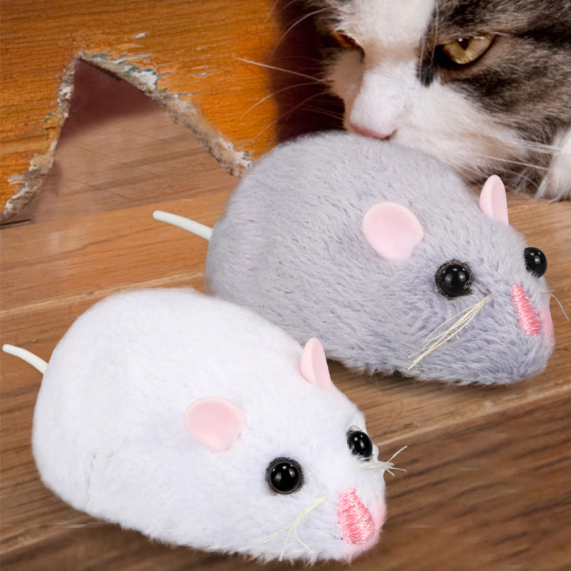 Remote Control Mouse Cat Toy with Cheese Remote