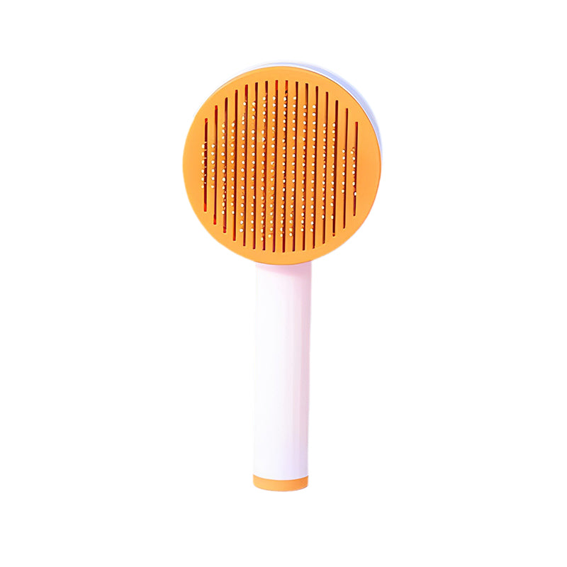 2-in-1 Self-Cleaning Pet Brush & Deshedding Comb
