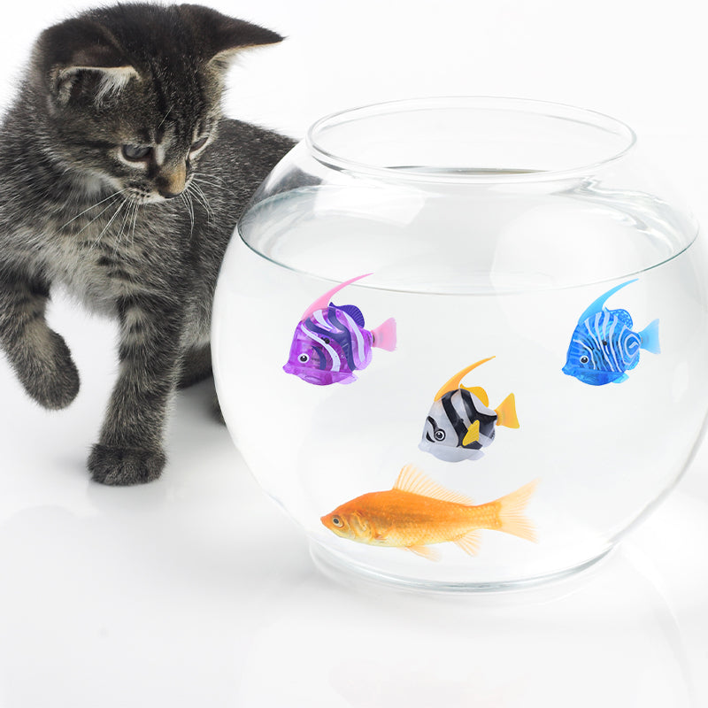Robotic Swimming Fish Cat Toy - Water Activated