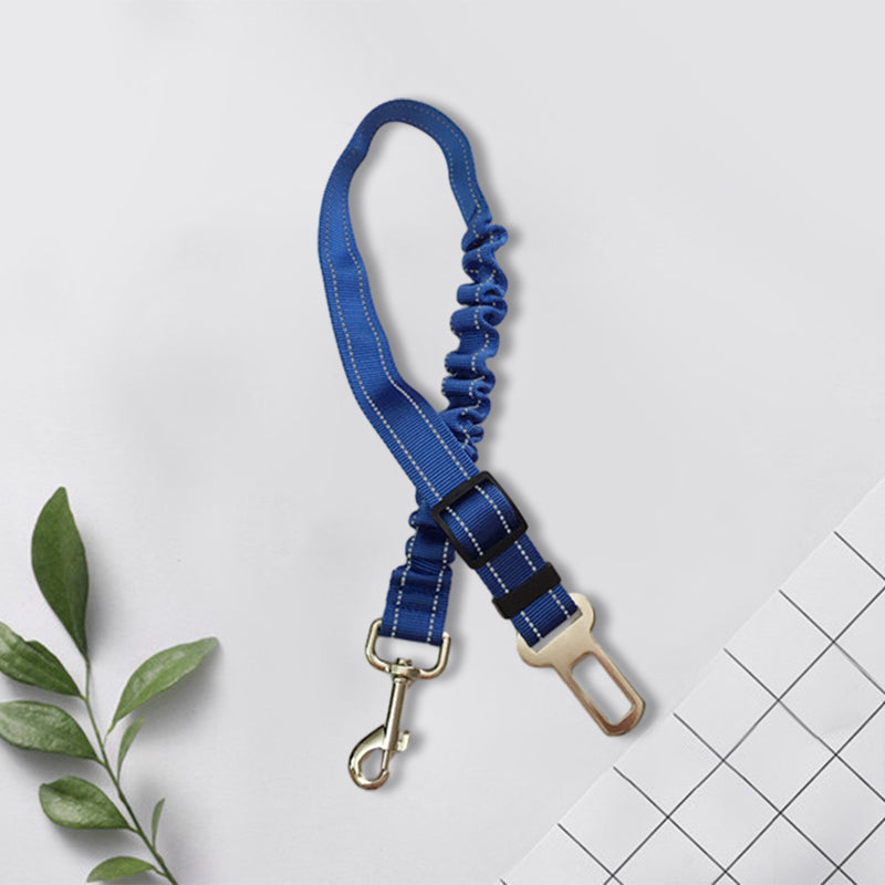 Elastic Dog Car Seat Belt with Shock-Absorbing Bungee
