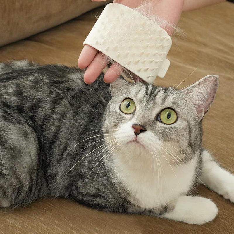 Silicone Hand Grooming Comb for Cats & Dogs