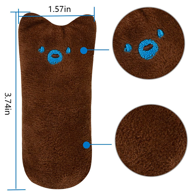 Catnip Kicker Plush Toy for Teeth & Play