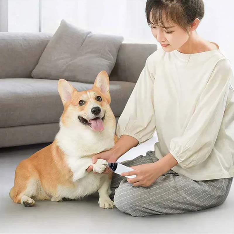LED Pet Nail Grinder - Quiet Rechargeable Paw Trimmer
