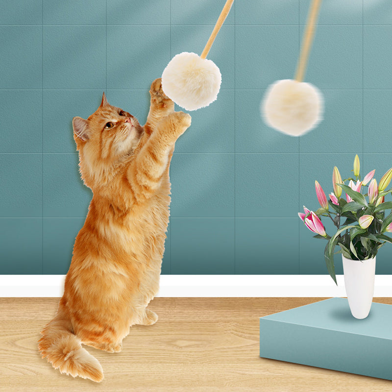 Suction Cup Cat Teaser Wand for Hands-Free Play