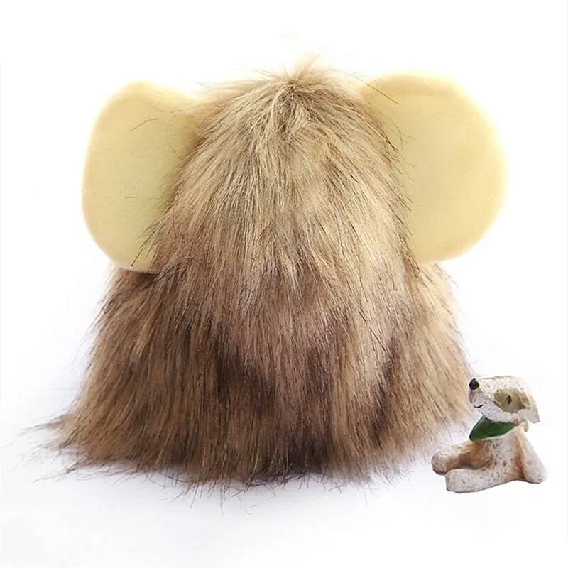 Lion Mane Costume Hat for Cats & Small Dogs