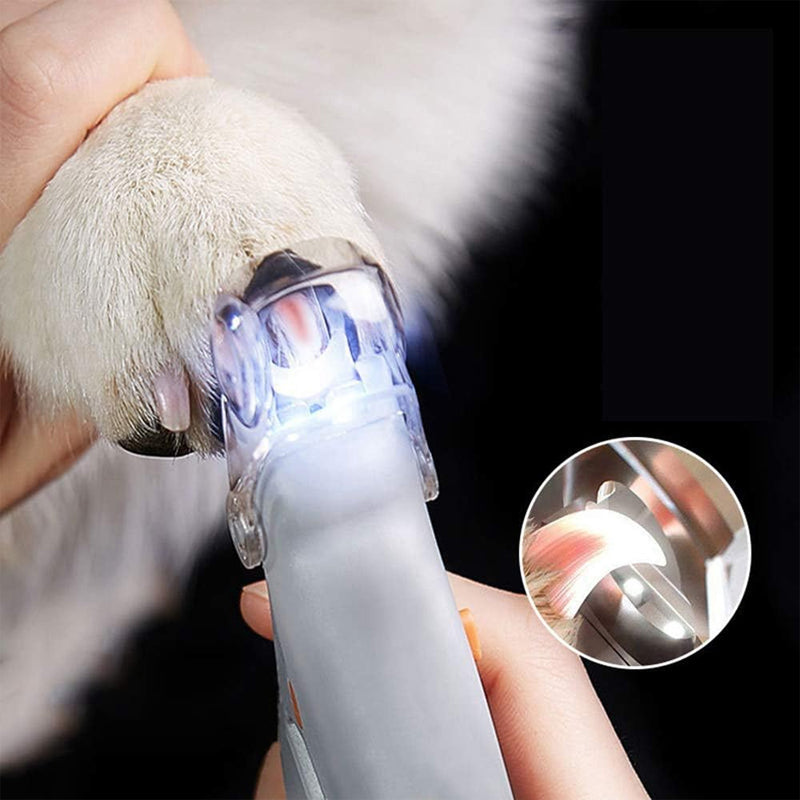 LED Pet Nail Clipper with 5X Magnifier