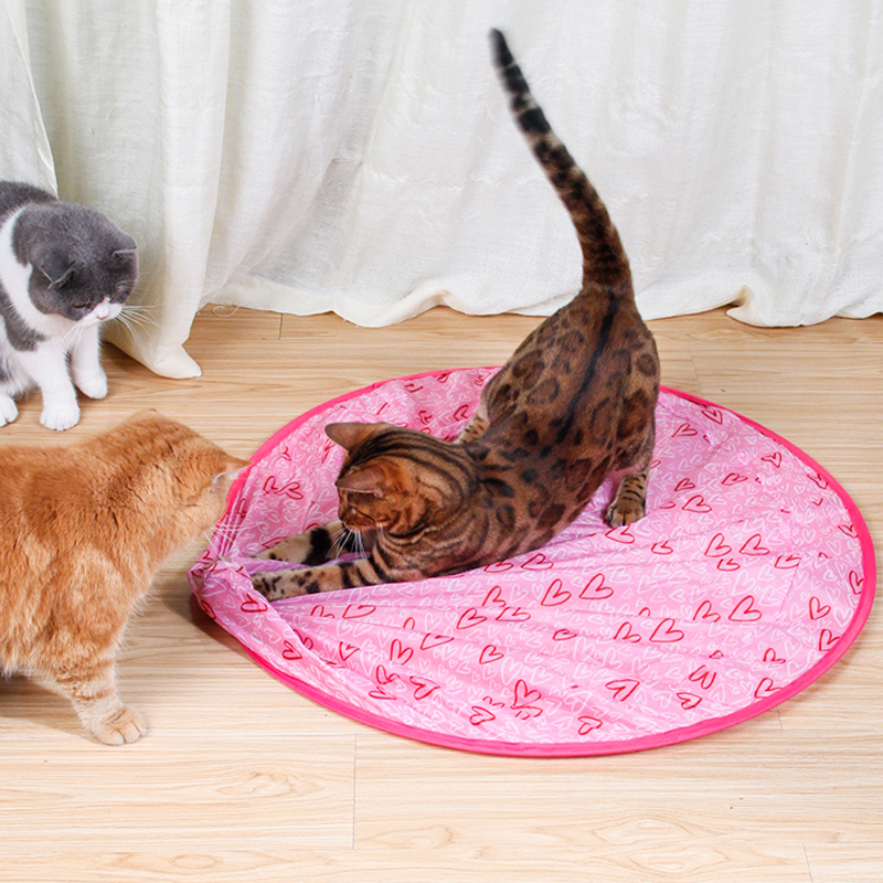 Smart Self-Rolling Cat Ball with Play Mat
