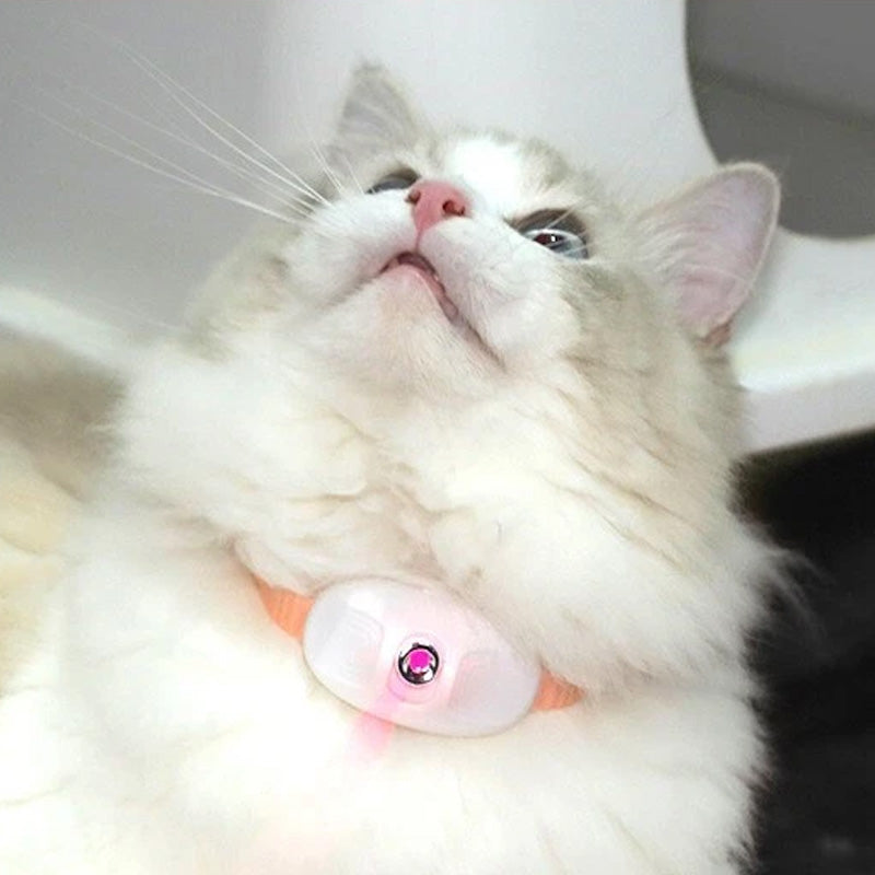 Smart Laser Cat Collar - Hands-Free Interactive Toy