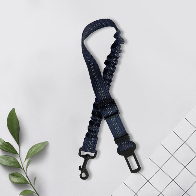 Elastic Dog Car Seat Belt with Shock-Absorbing Bungee