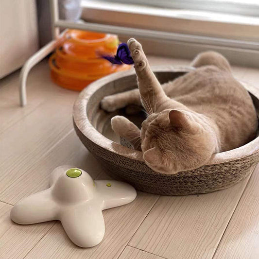 Automatic Spinning Butterfly Cat Toy