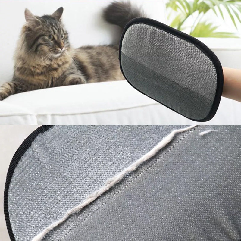 Double-Sided Pet Grooming Glove for Shedding Hair