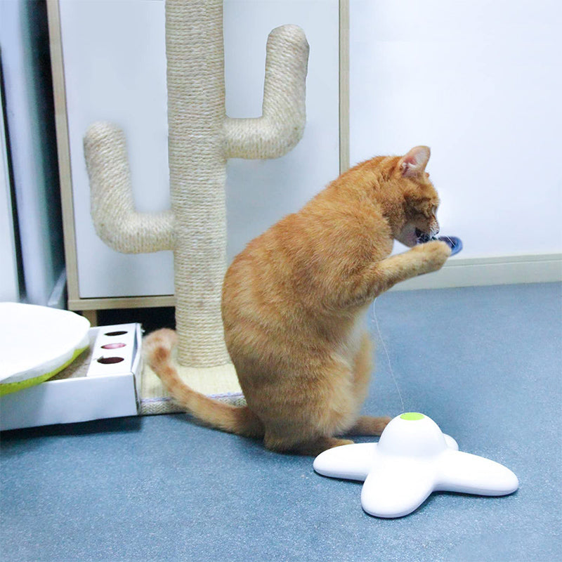 Automatic Spinning Butterfly Cat Toy