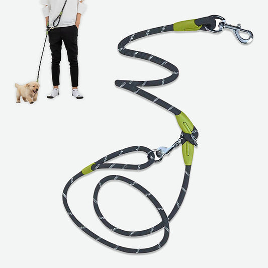 Hands-Free Reflective Rope Dog Leash for Walking & Running