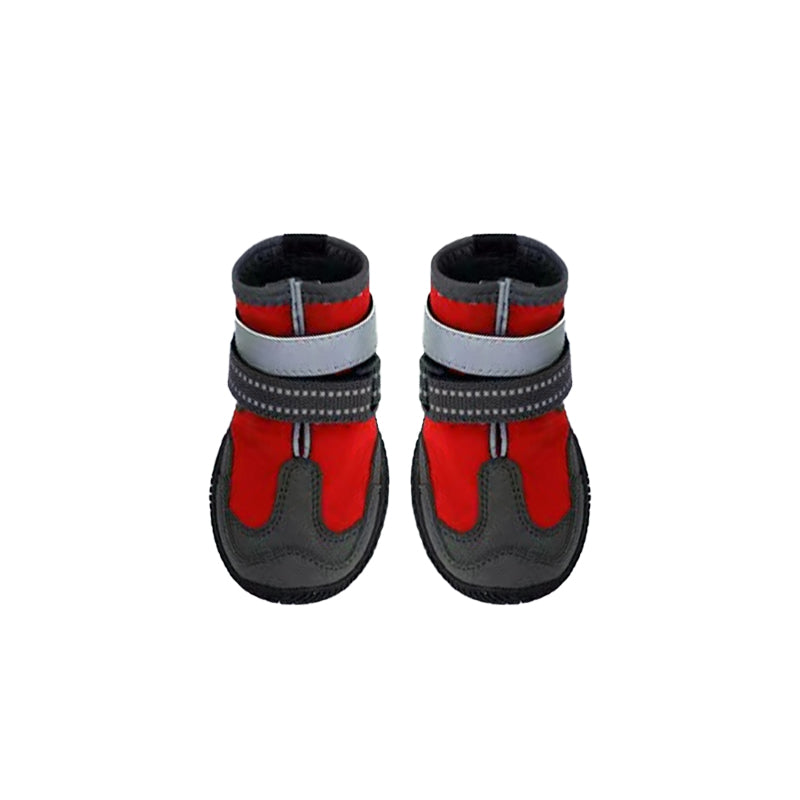 Waterproof Dog Boots with Reflective Straps (Set of 4)